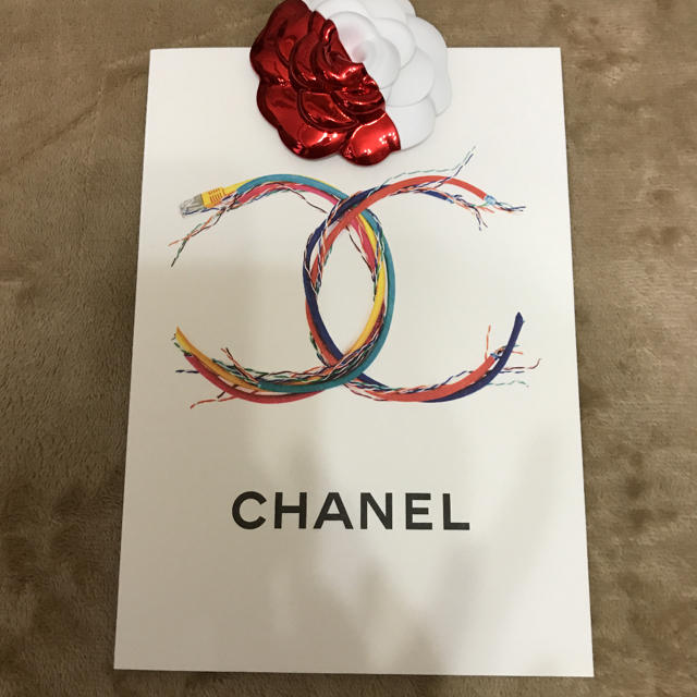 CHANEL(シャネル)のCHANEL♡カラフルココ  メッセージカード  非売品 レディースのバッグ(ショップ袋)の商品写真