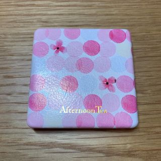 アフタヌーンティー(AfternoonTea)のアフタヌーンティー　手鏡　美品　ピンク　コンパクトミラー(ミラー)