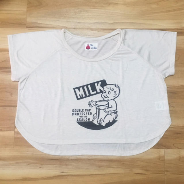 【※値下げ！】Clice de Paris MILK Tシャツ♡♡ レディースのトップス(Tシャツ(半袖/袖なし))の商品写真
