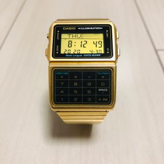 ビームス(BEAMS)のCASIO databank データバンク ゴールド beams GSHOCK(腕時計(デジタル))