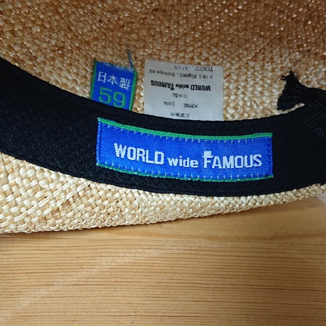 ワールドワイドフェイマス 新品 メンズの帽子(ハット)の商品写真