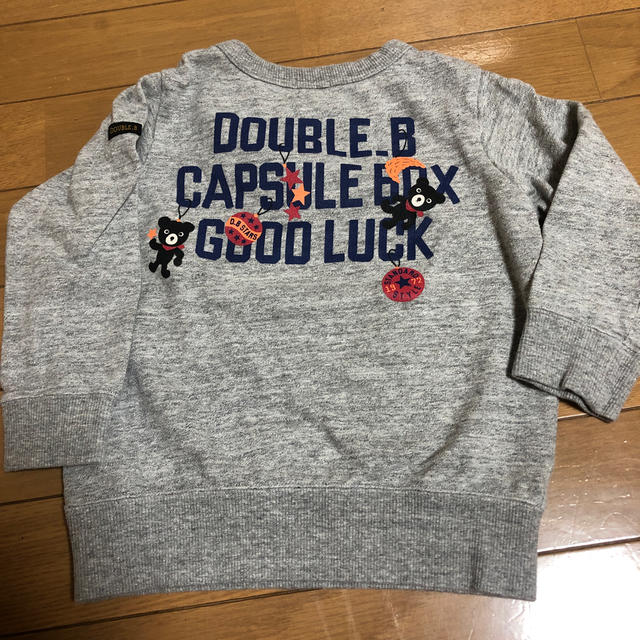 DOUBLE.B(ダブルビー)のdouble B トレーナー キッズ/ベビー/マタニティのキッズ服男の子用(90cm~)(その他)の商品写真