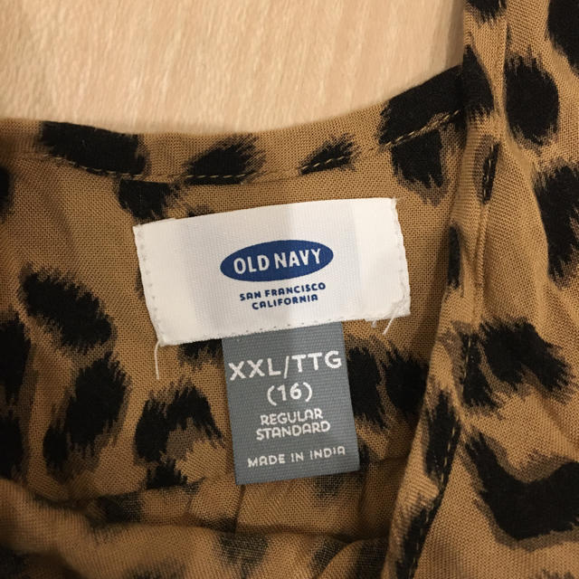 Old Navy(オールドネイビー)のヒョウ柄　トップス　 レディースのトップス(カットソー(半袖/袖なし))の商品写真