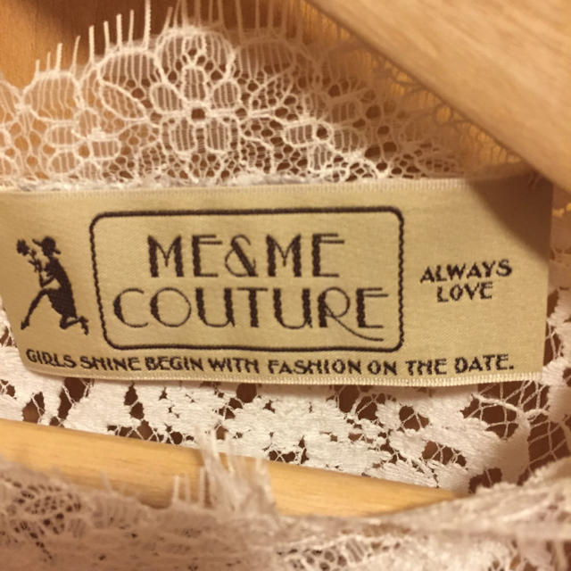 me & me couture(ミーアンドミークチュール)のMaria♡様専用 meレーストップス レディースのトップス(シャツ/ブラウス(長袖/七分))の商品写真