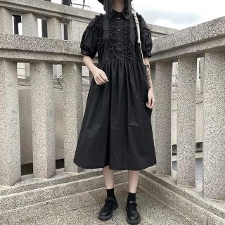 コムデギャルソン フリル ワンピース