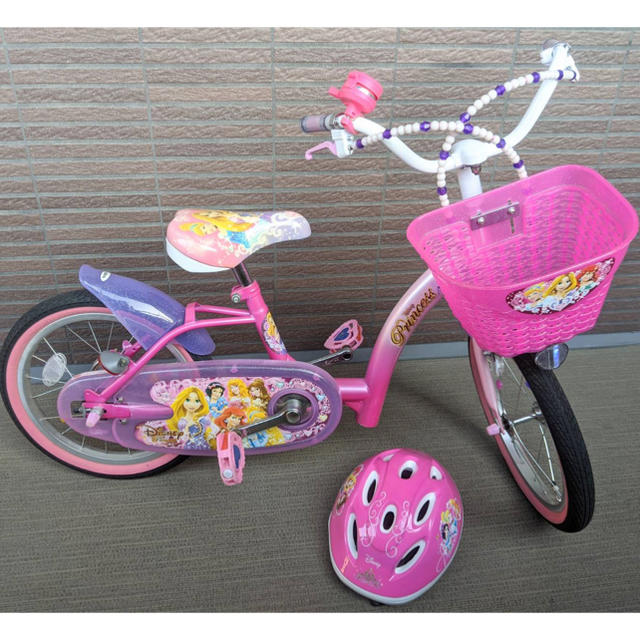 プリンセス　自転車　16インチ　子供用　ディズニー