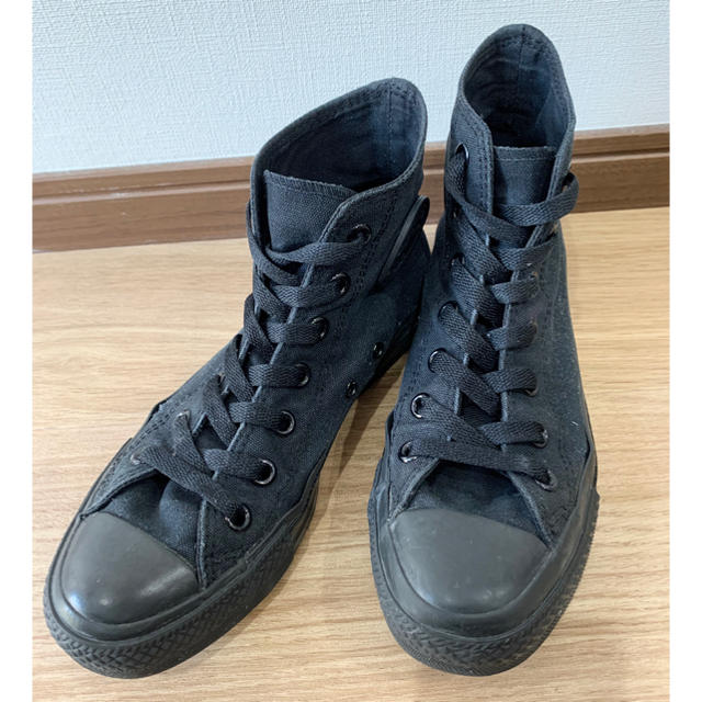 CONVERSE(コンバース)のコンバース converse オールスター ハイカット オールブラック レディースの靴/シューズ(スニーカー)の商品写真