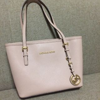 マイケルコース(Michael Kors)のマイケルコースピンクベージュミニバック(トートバッグ)