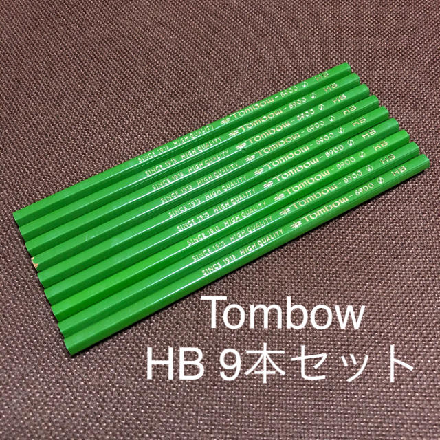 トンボ鉛筆(トンボエンピツ)のTombow HB 9本セット エンタメ/ホビーのアート用品(鉛筆)の商品写真