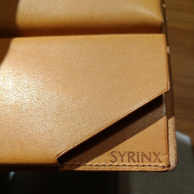 SYRINX 小さな 薄い財布 HITOE fold camel | www.jarussi.com.br