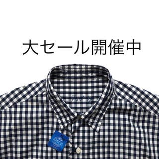 コモリ(COMOLI)のポータークラシック　新品未使用　ロールアップシャツ　XSサイズ  ネイビー(シャツ)