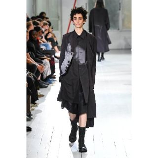 yohji yamamoto 20SS 百合阿修羅チャイナシャツコート