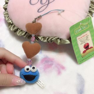 セサミストリート(SESAME STREET)のʚ꒰⑅クッキーモンスター🍪キーホルダー⑅꒱ɞ(キーホルダー)