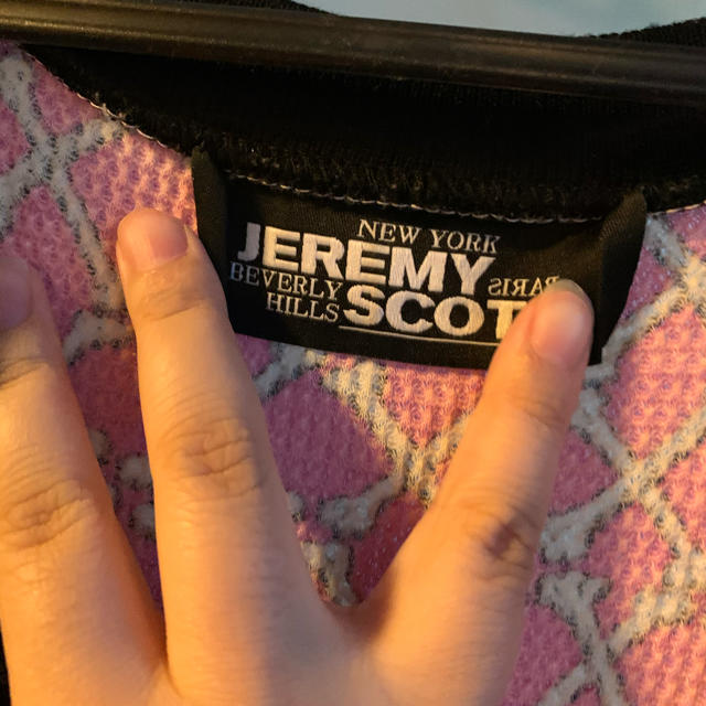 JEREMY SCOTT(ジェレミースコット)のJEREMYSCOTT ジェレミースコット　ボーン　ワンピース レディースのワンピース(ミニワンピース)の商品写真