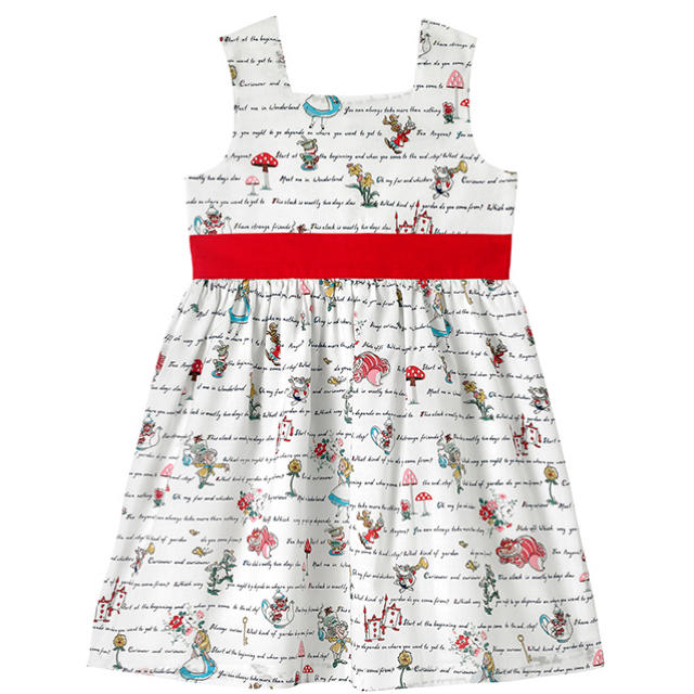 Cath Kidston(キャスキッドソン)の新品 未開封 タグ付き Disney アリス × Cath Kidston キッズ/ベビー/マタニティのキッズ服女の子用(90cm~)(ワンピース)の商品写真