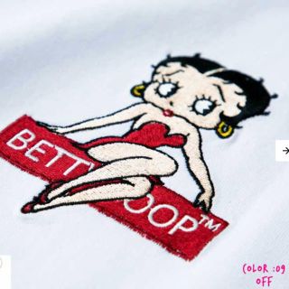 ベティちゃん　ベティ  刺繍　tシャツ　bettyboop(Tシャツ(半袖/袖なし))