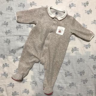 プチバトー(PETIT BATEAU)のプチバトー　足つきロンパース(ロンパース)