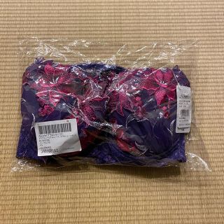 【新品未開封】Absorle ブラ&ショーツセット　パープル　F75  Lサイズ(ブラ&ショーツセット)