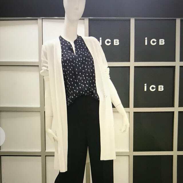 ICB(アイシービー)の美品　ICB     ロングカーディガン レディースのトップス(カーディガン)の商品写真