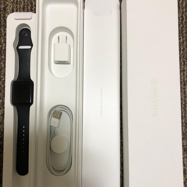 Apple Watch(アップルウォッチ)の[美品]Apple watch series2 42mm GPSモデル 本体 スマホ/家電/カメラのスマホアクセサリー(その他)の商品写真