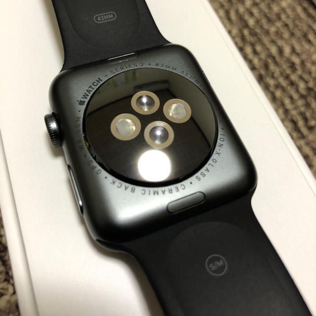 Apple Watch(アップルウォッチ)の[美品]Apple watch series2 42mm GPSモデル 本体 スマホ/家電/カメラのスマホアクセサリー(その他)の商品写真