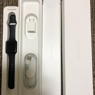 アップルウォッチ(Apple Watch)の[美品]Apple watch series2 42mm GPSモデル 本体(その他)