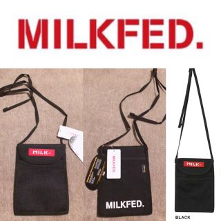 ミルクフェド(MILKFED.)の【MILK FED.】新品未使用♡タテ型ミニショルダーバッグ サコッシュ(ショルダーバッグ)