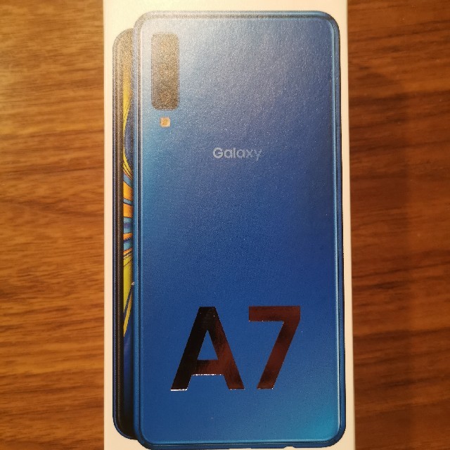 (新品)Galaxy A7 ブルー 64 GB SIMフリー ギャラクシー