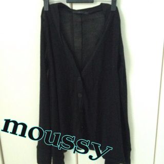 マウジー(moussy)のmoussy エーラインカーディガン(カーディガン)