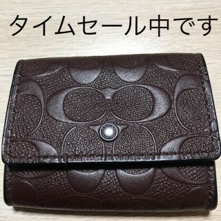 コーチ(COACH)のコーチ　小銭入れ　メンズ　色ブラウン(コインケース/小銭入れ)