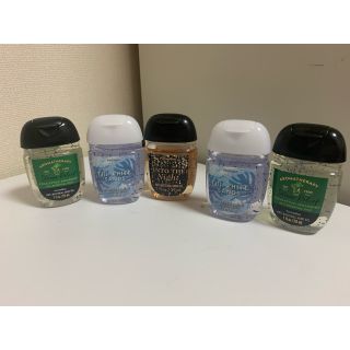 バスアンドボディーワークス(Bath & Body Works)のバラ売りOK!☆BATH&BODYWORKS消毒ジェル5本セット香り付き☆(アルコールグッズ)