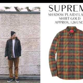 Supreme Tartan Flannel Shirt Shadow 18SS