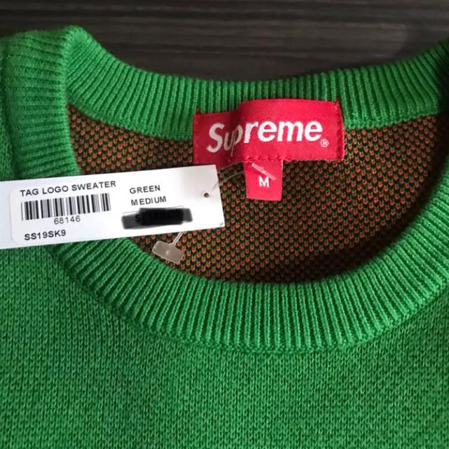 Supreme(シュプリーム)のSupreme Tag Logo Sweater メンズのトップス(ニット/セーター)の商品写真