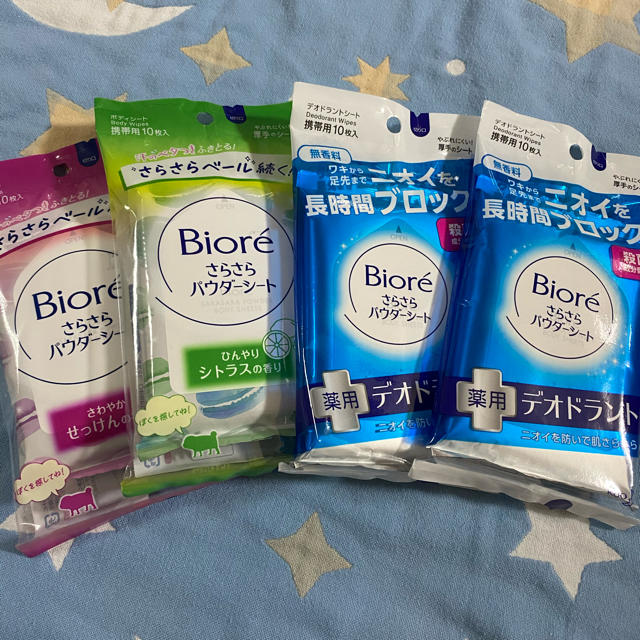 Biore(ビオレ)のビオレさらさらパウダーシート コスメ/美容のボディケア(制汗/デオドラント剤)の商品写真