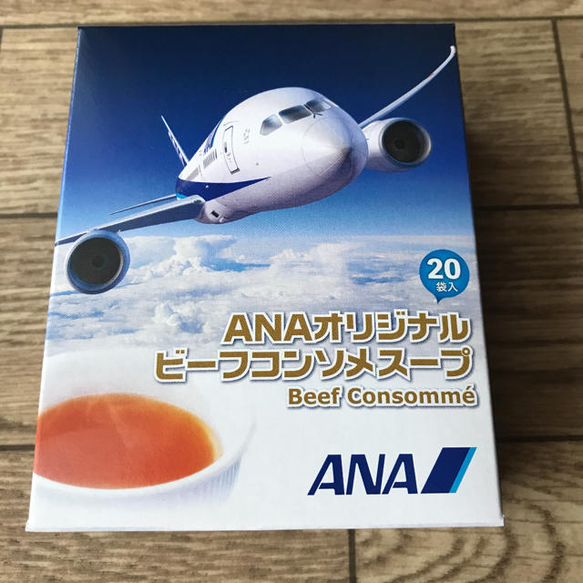 ANA(全日本空輸)(エーエヌエー(ゼンニッポンクウユ))のANAオリジナルビーフコンソメスープ　5袋 食品/飲料/酒の加工食品(インスタント食品)の商品写真