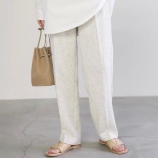 【新品】2020 S/S セレクトモカ センタープレスリネンライクパンツ(カジュアルパンツ)