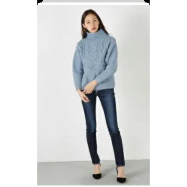 moussy 24インチ ストレート スリム デニム パンツ