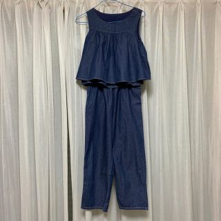 ジーユー(GU)のGU オールインワン　サロペット　子供服　150㎝(パンツ/スパッツ)