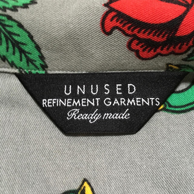 UNUSED ローズパターン半袖シャツの通販 by TMTT's shop｜アンユーズドならラクマ - UNUSED 18SS 超激安安い