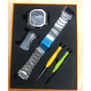 G-SHOCK - G-SHOCK DW-5600 フルメタル カスタム用 セット シルバーの