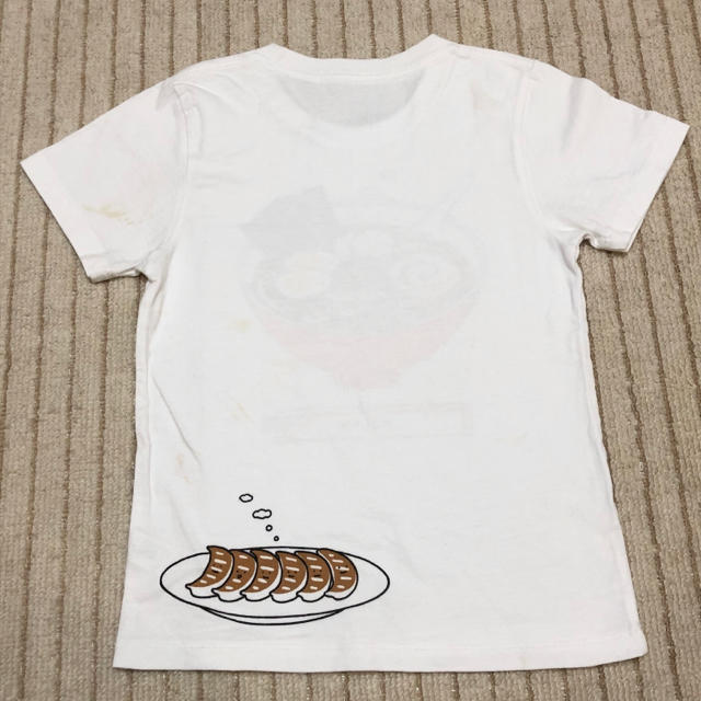 Design Tshirts Store graniph(グラニフ)のグラニフ　ラーメンクン　プリントTシャツ　120cm 白 キッズ/ベビー/マタニティのキッズ服男の子用(90cm~)(Tシャツ/カットソー)の商品写真