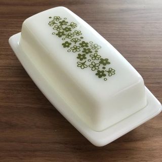 パイレックス(Pyrex)のオールドパイレックス　バターディッシュ(容器)