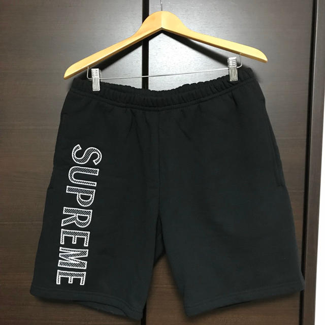 18ss Supreme Leg Embroidery Sweatshortパンツ