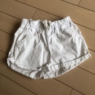 ザラキッズ(ZARA KIDS)のザラ　ショートパンツ　ホワイト　92㎝(パンツ/スパッツ)