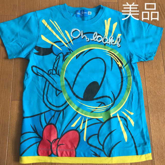 Disney(ディズニー)のディズニー　ドナルドダック　半袖Ｔシャツ　140サイズ　美品 キッズ/ベビー/マタニティのキッズ服女の子用(90cm~)(Tシャツ/カットソー)の商品写真