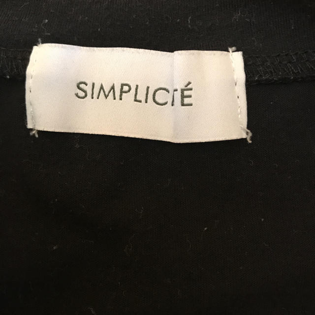 Simplicite(シンプリシテェ)のSIMPLICITE Tシャツ   レディースのトップス(Tシャツ(半袖/袖なし))の商品写真