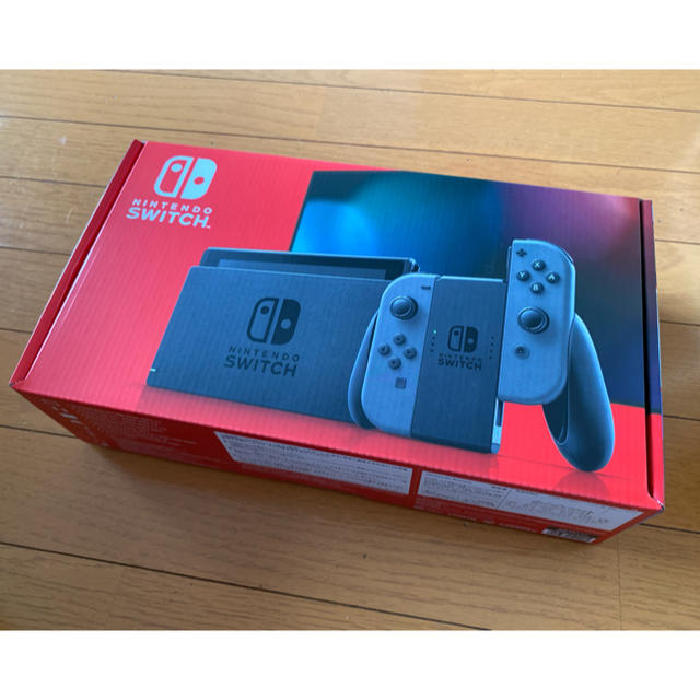 新品 Nintendo Switch スイッチ 本体 グレー 保証あり家庭用ゲーム機本体