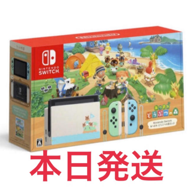 新品未使用品 Nintendo Switch 本体 どうぶつの森セット 同梱版