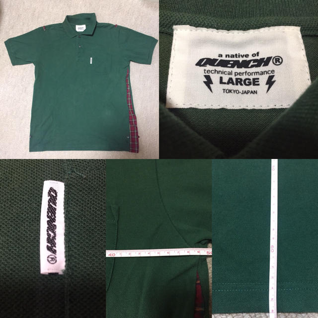 QUENCH(クエンチ)の最終値下げセール‼︎送込‼︎ quench polo shirt レア 希少 メンズのトップス(ポロシャツ)の商品写真