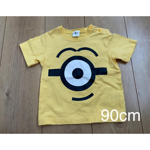 USJ(ユニバーサルスタジオジャパン)のミニオン　Tシャツ　90cm キッズ/ベビー/マタニティのキッズ服男の子用(90cm~)(Tシャツ/カットソー)の商品写真